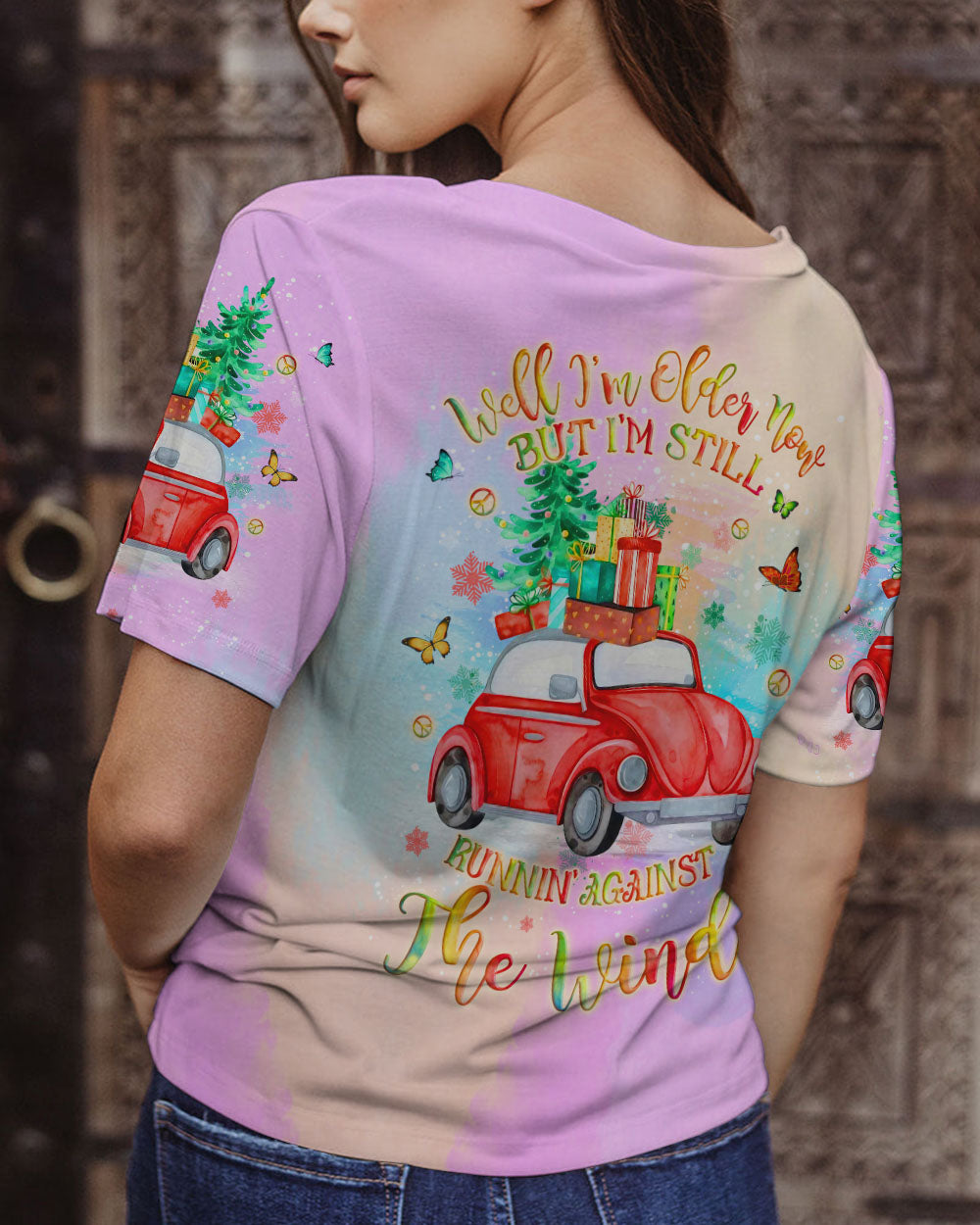 RUNNING AGAINST THE WIND CHRISTMAS ALL OVER PRINT - YHLN2410232