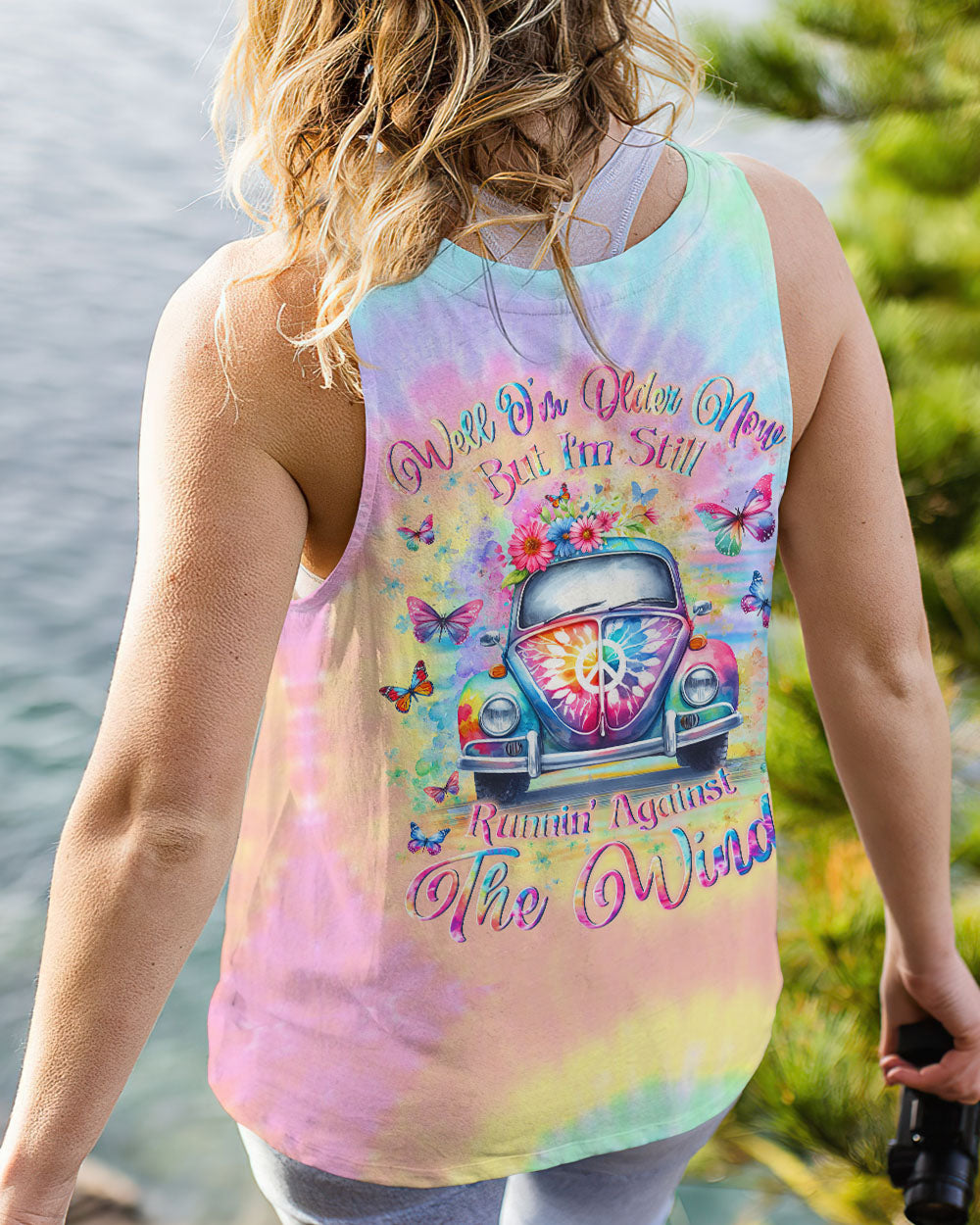RUNNING AGAINST THE WIND TIE DYE ALL OVER PRINT - YHLN2411231