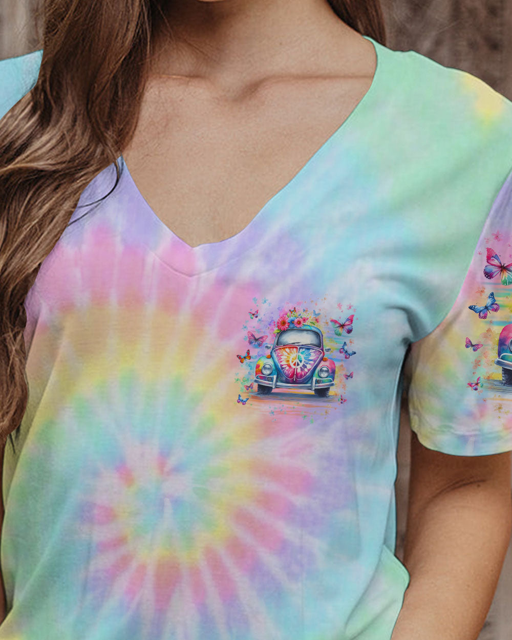 RUNNING AGAINST THE WIND TIE DYE ALL OVER PRINT - YHLN2411231