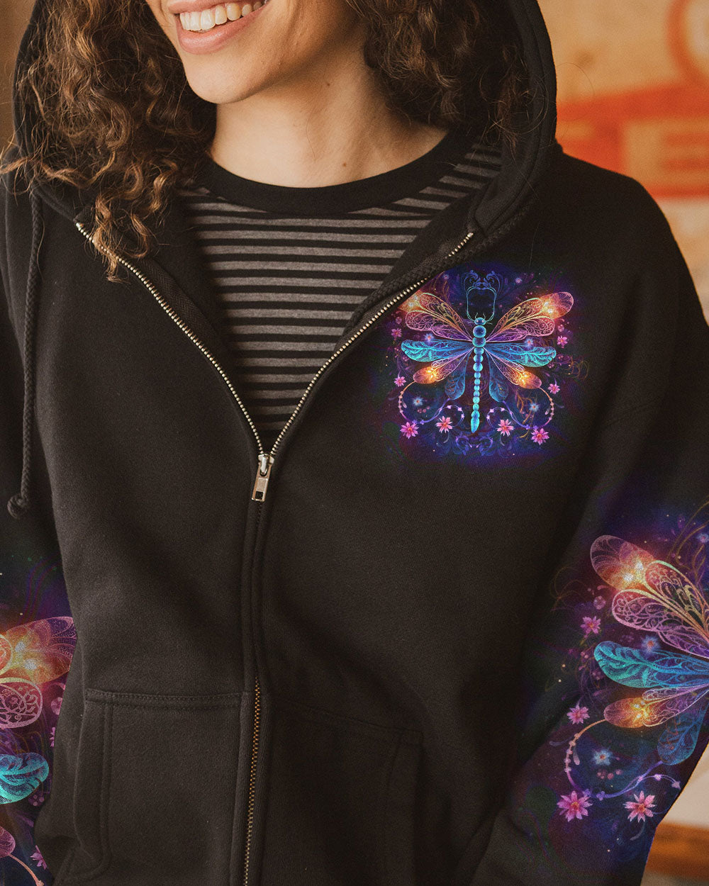 BUT WITHOUT THE DARK DRAGONRFLY ALL OVER PRINT - YHLN2505233