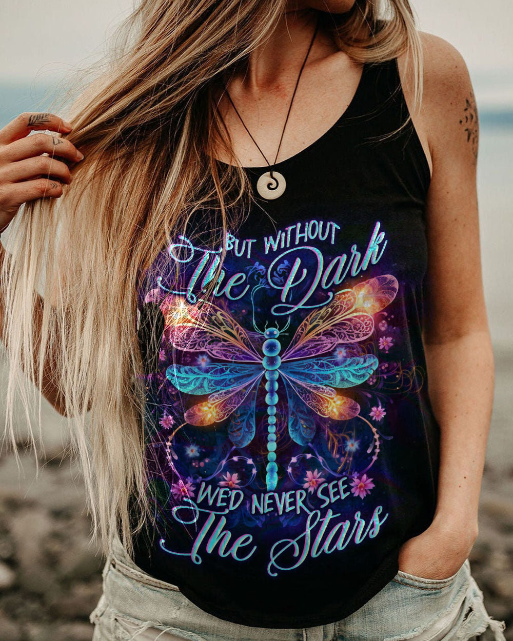 BUT WITHOUT THE DARK DRAGONRFLY ALL OVER PRINT - YHLN2505233