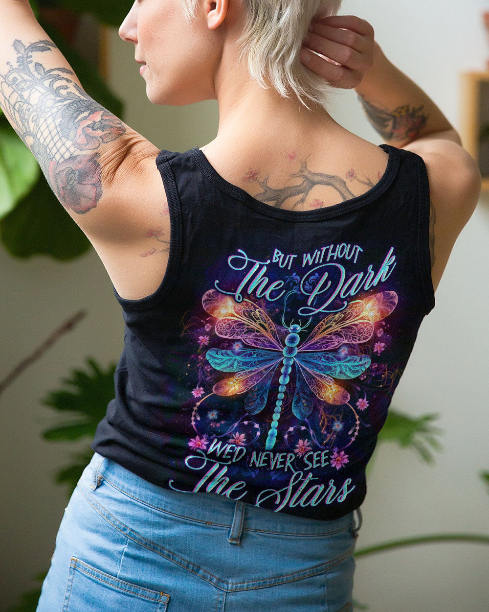 BUT WITHOUT THE DARK DRAGONRFLY ALL OVER PRINT - YHLN2505233