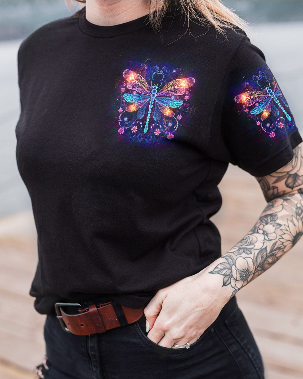 BUT WITHOUT THE DARK DRAGONRFLY ALL OVER PRINT - YHLN2505233