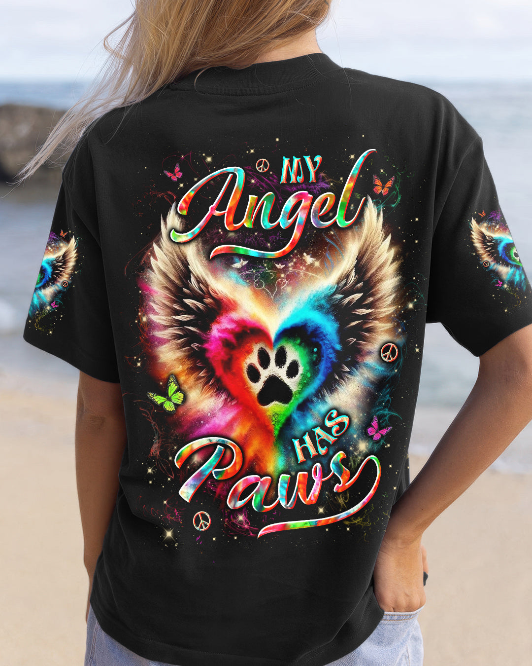 MY ANGEL HAS PAWS ALL OVER PRINT - YHLN2512252