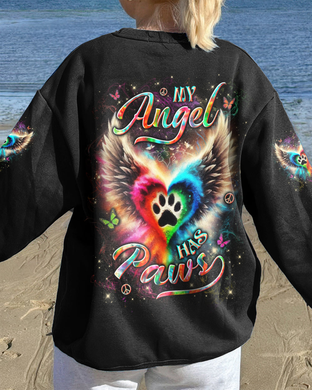 MY ANGEL HAS PAWS ALL OVER PRINT - YHLN2512252