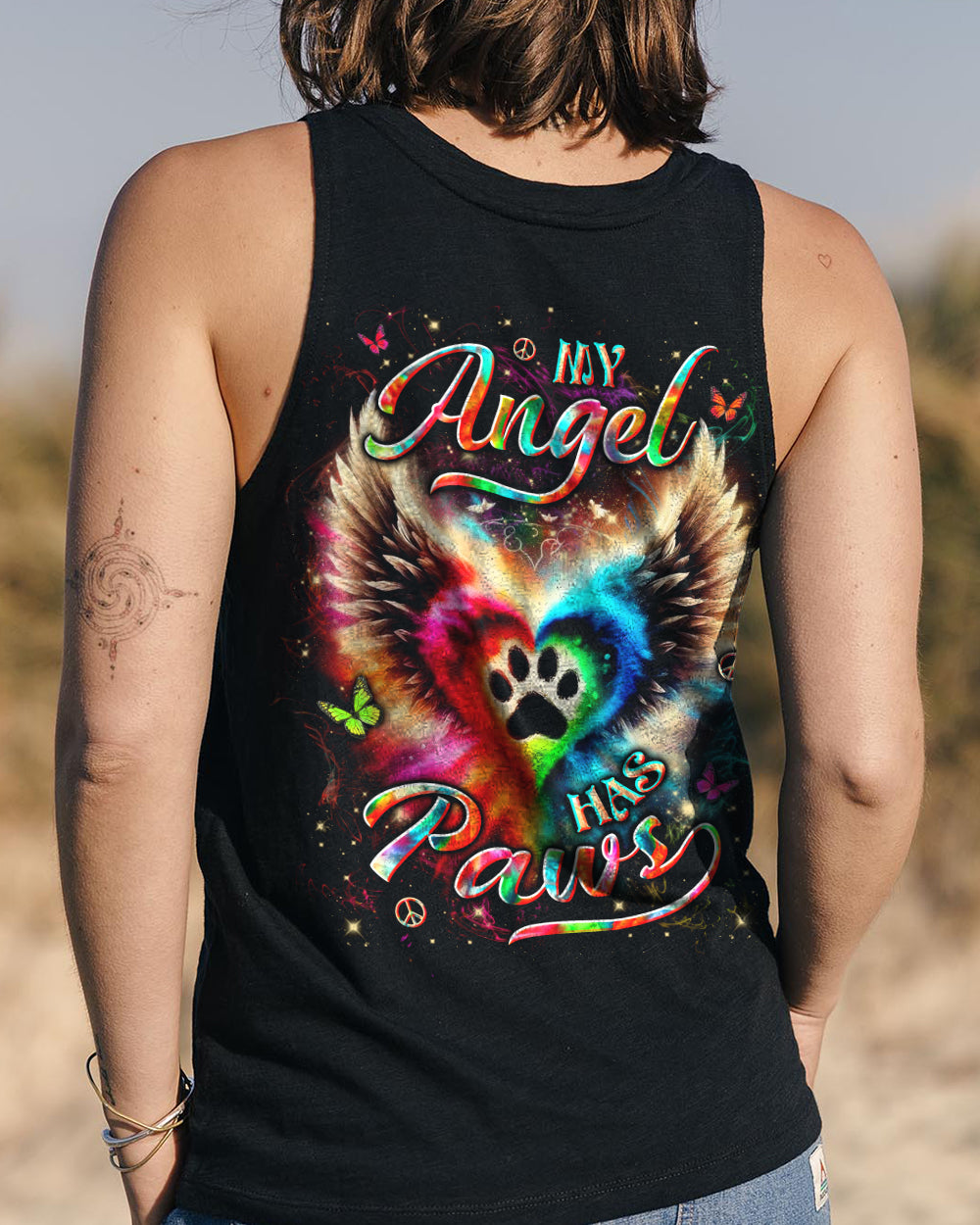 MY ANGEL HAS PAWS ALL OVER PRINT - YHLN2512252