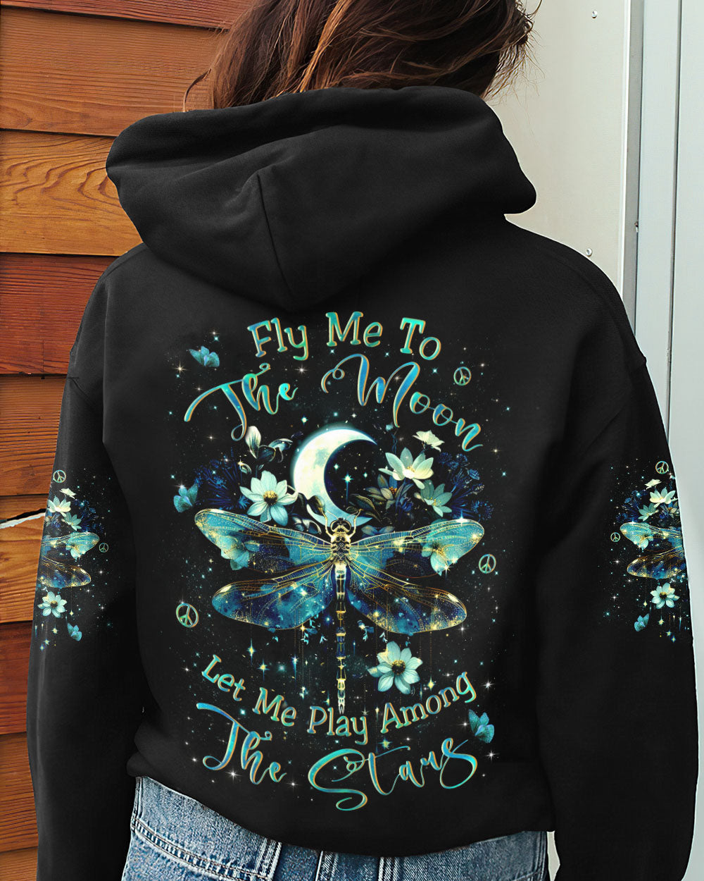 FLY ME TO THE MOON DRAGONFLY ALL OVER PRINT - YHLN2702241