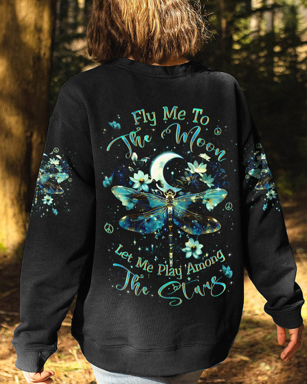 FLY ME TO THE MOON DRAGONFLY ALL OVER PRINT - YHLN2702241