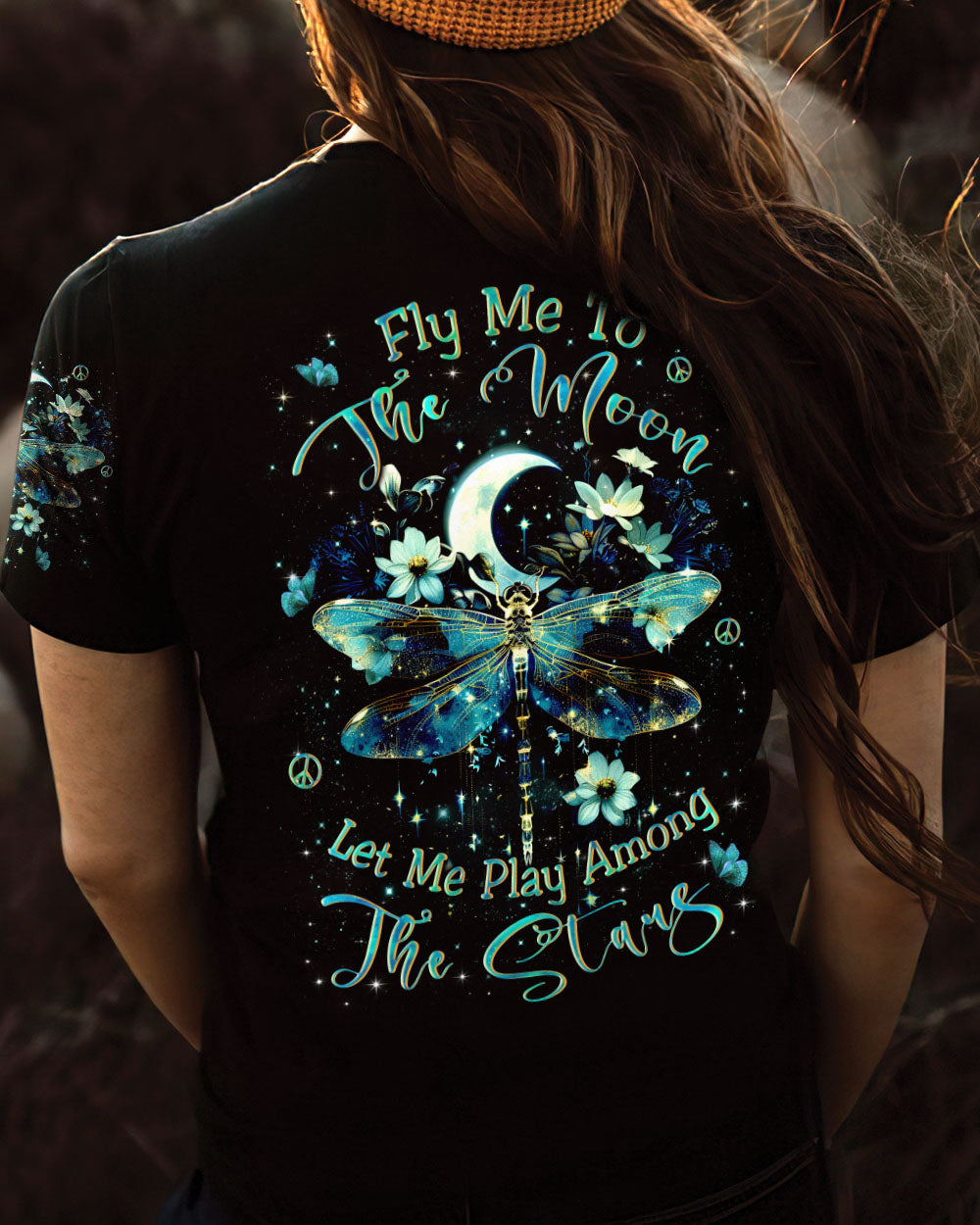 FLY ME TO THE MOON DRAGONFLY ALL OVER PRINT - YHLN2702241