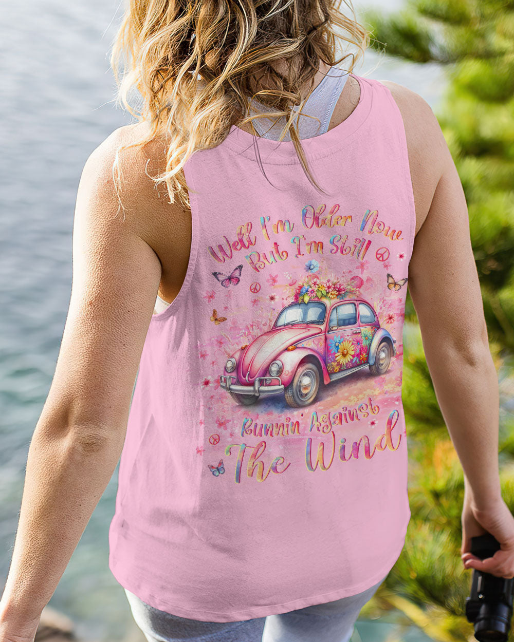 RUNNING AGAINST THE WIND PINK ALL OVER PRINT - YHLN2711231