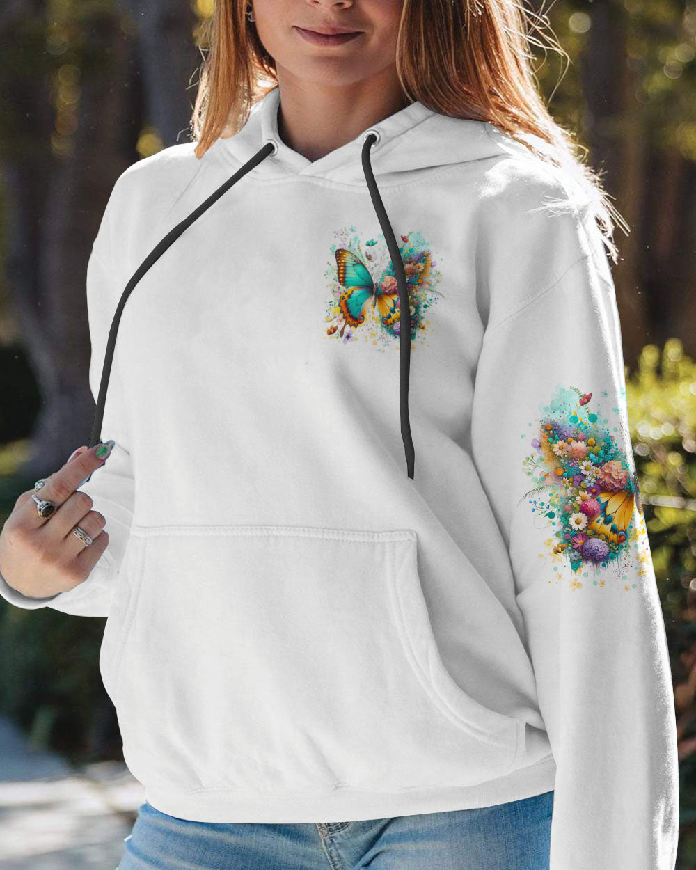 DON'T BE AFRAID TO TRANSFORM BUTTERFLY ALL OVER PRINT - YHLN2712242