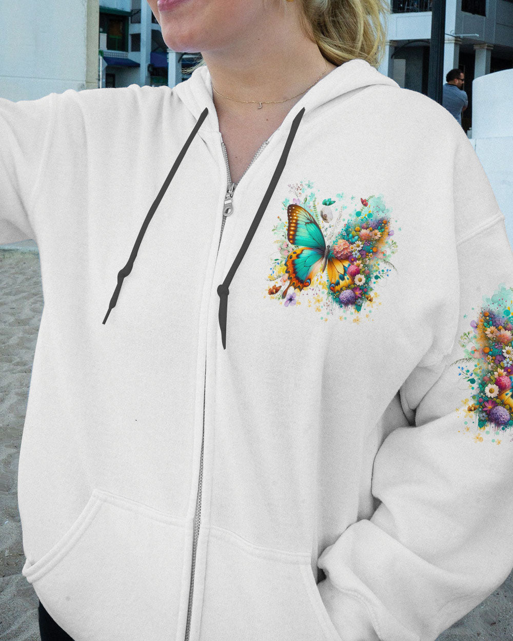 DON'T BE AFRAID TO TRANSFORM BUTTERFLY ALL OVER PRINT - YHLN2712242