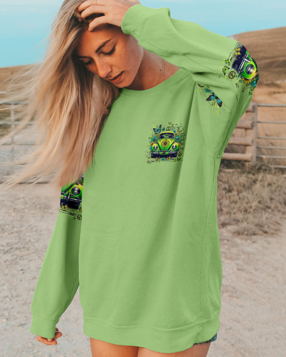 RUNNING AGAINST THE WIND CAR ALL OVER PRINT - YHLN2805252