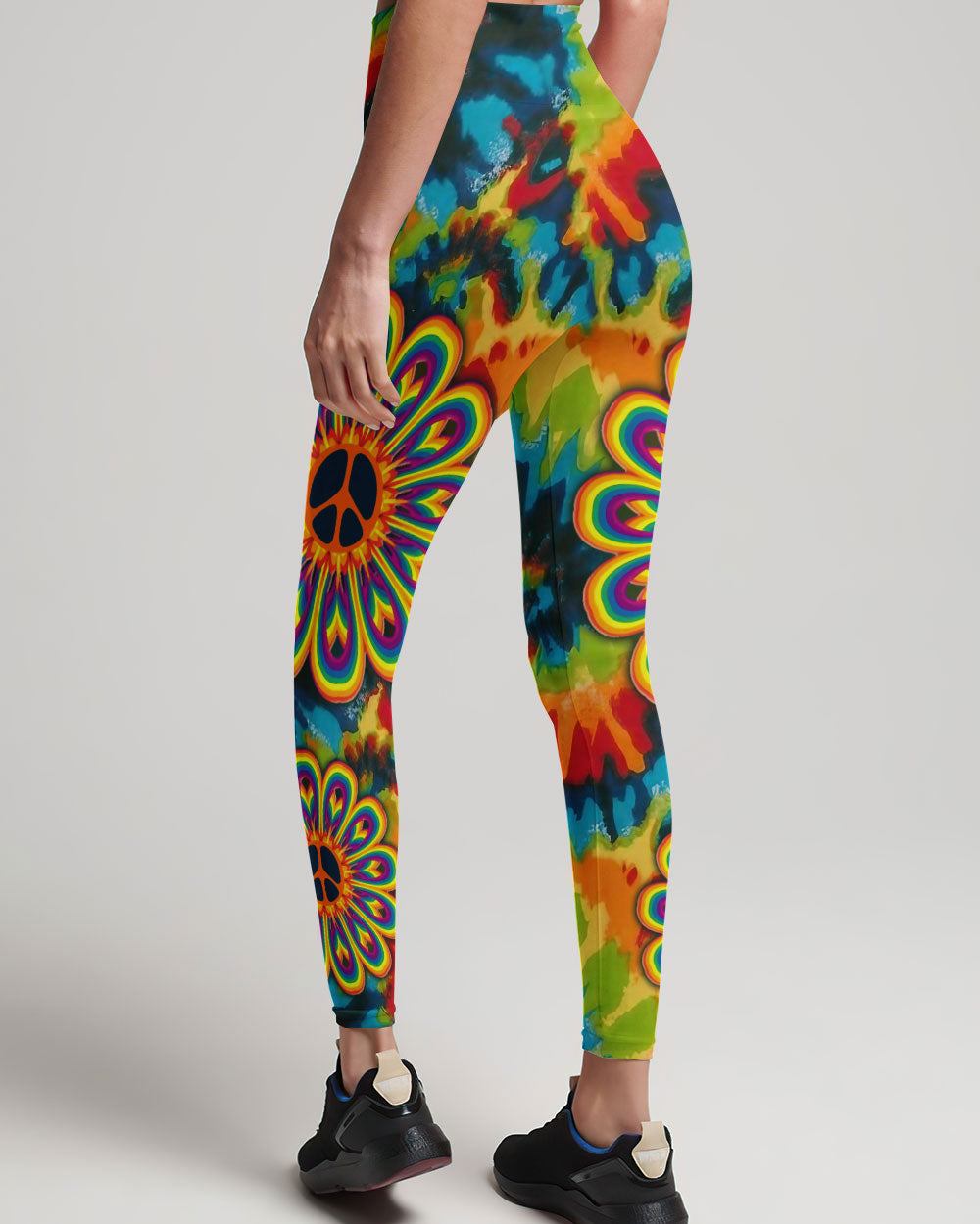 PEACE Y'ALL TIE DYE ALL OVER PRINT - YHLN2806234