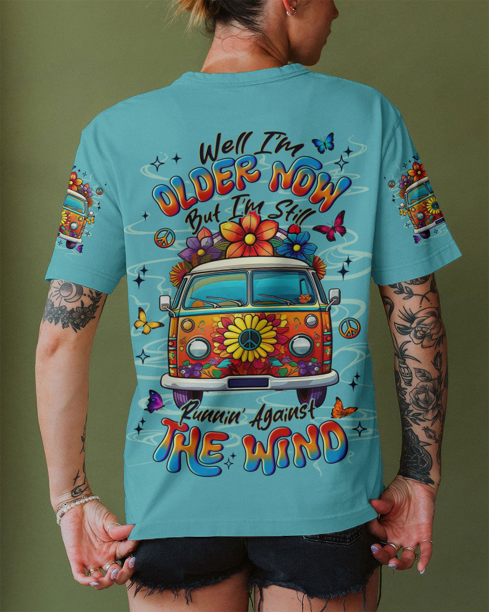 RUNNING AGAINST THE WIND ALL OVER PRINT - YHLN2808253