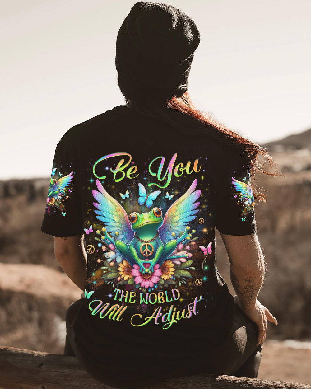 BE YOU THE WORLD WILL ADJUST FROG FAIRY ALL OVER PRINT - YHLN2811231