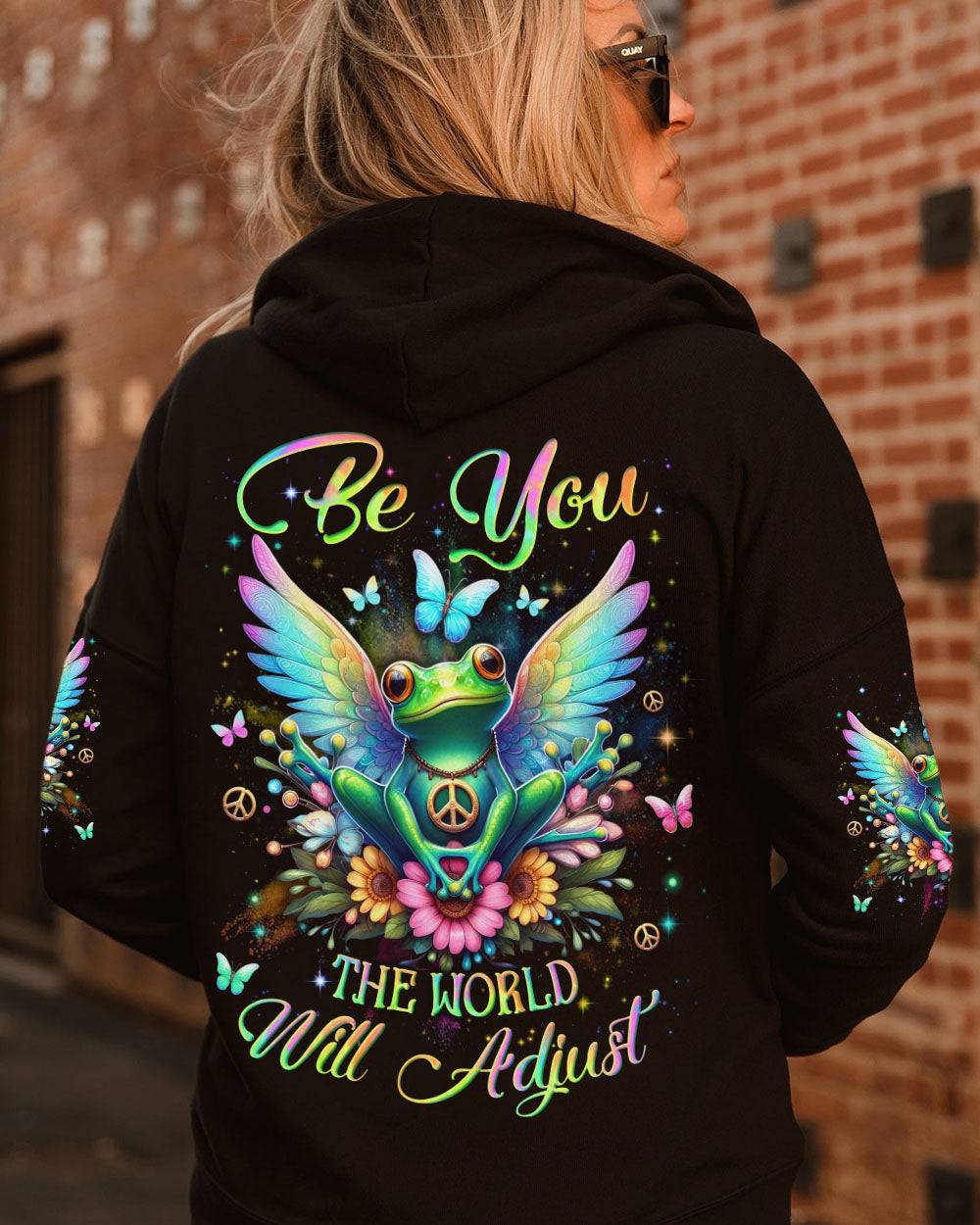 BE YOU THE WORLD WILL ADJUST FROG FAIRY ALL OVER PRINT - YHLN2811231