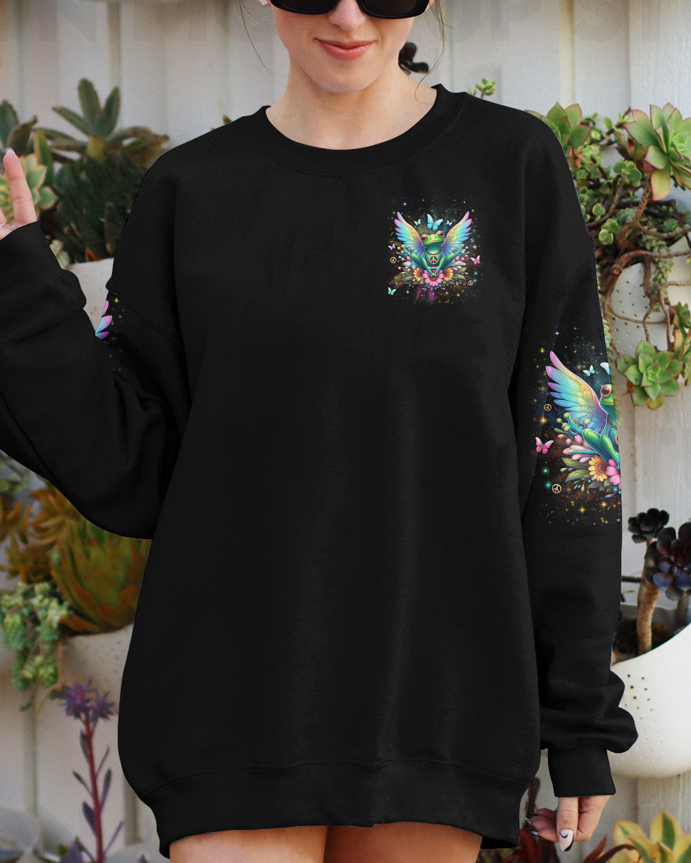 BE YOU THE WORLD WILL ADJUST FROG FAIRY ALL OVER PRINT - YHLN2811231