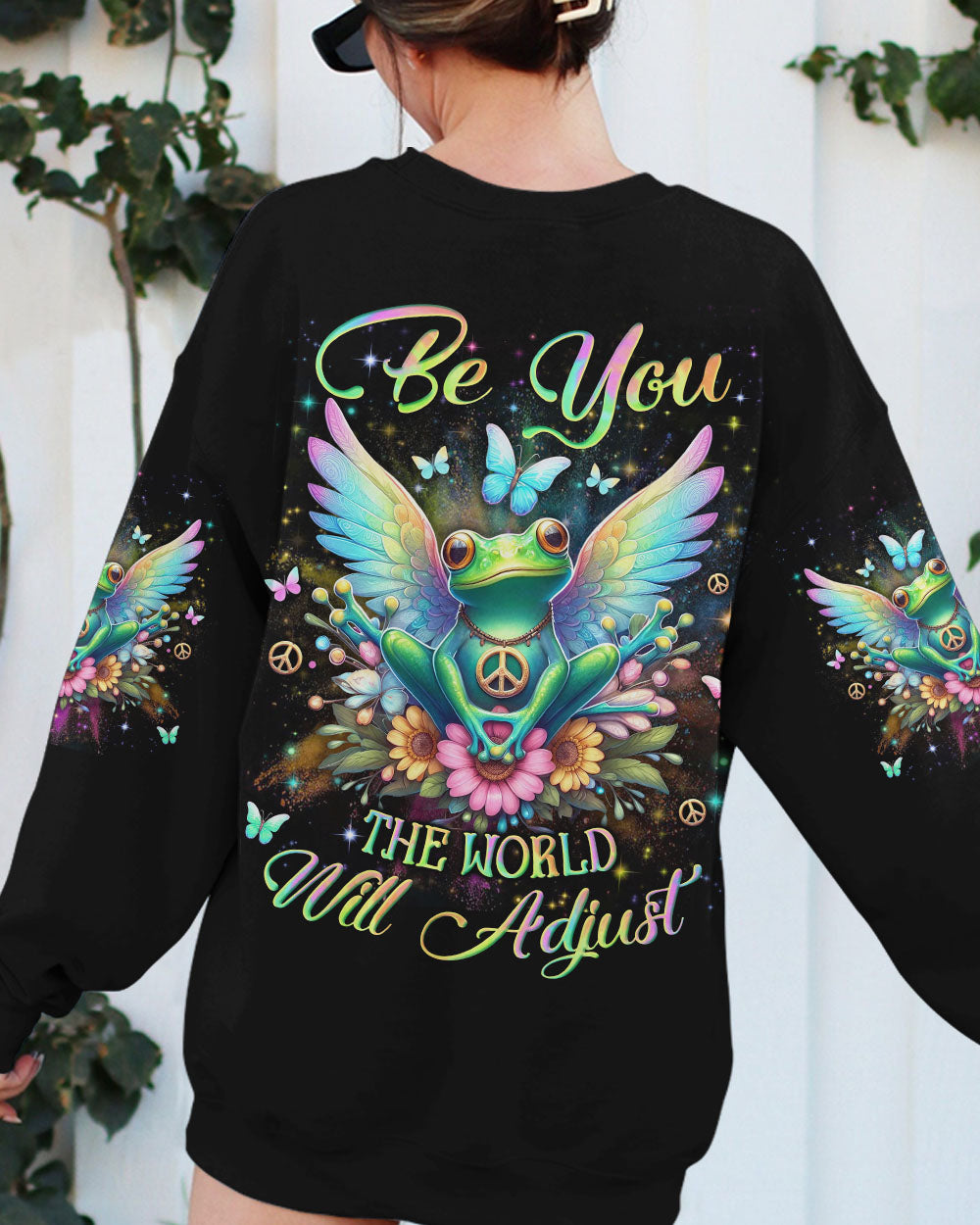 BE YOU THE WORLD WILL ADJUST FROG FAIRY ALL OVER PRINT - YHLN2811231