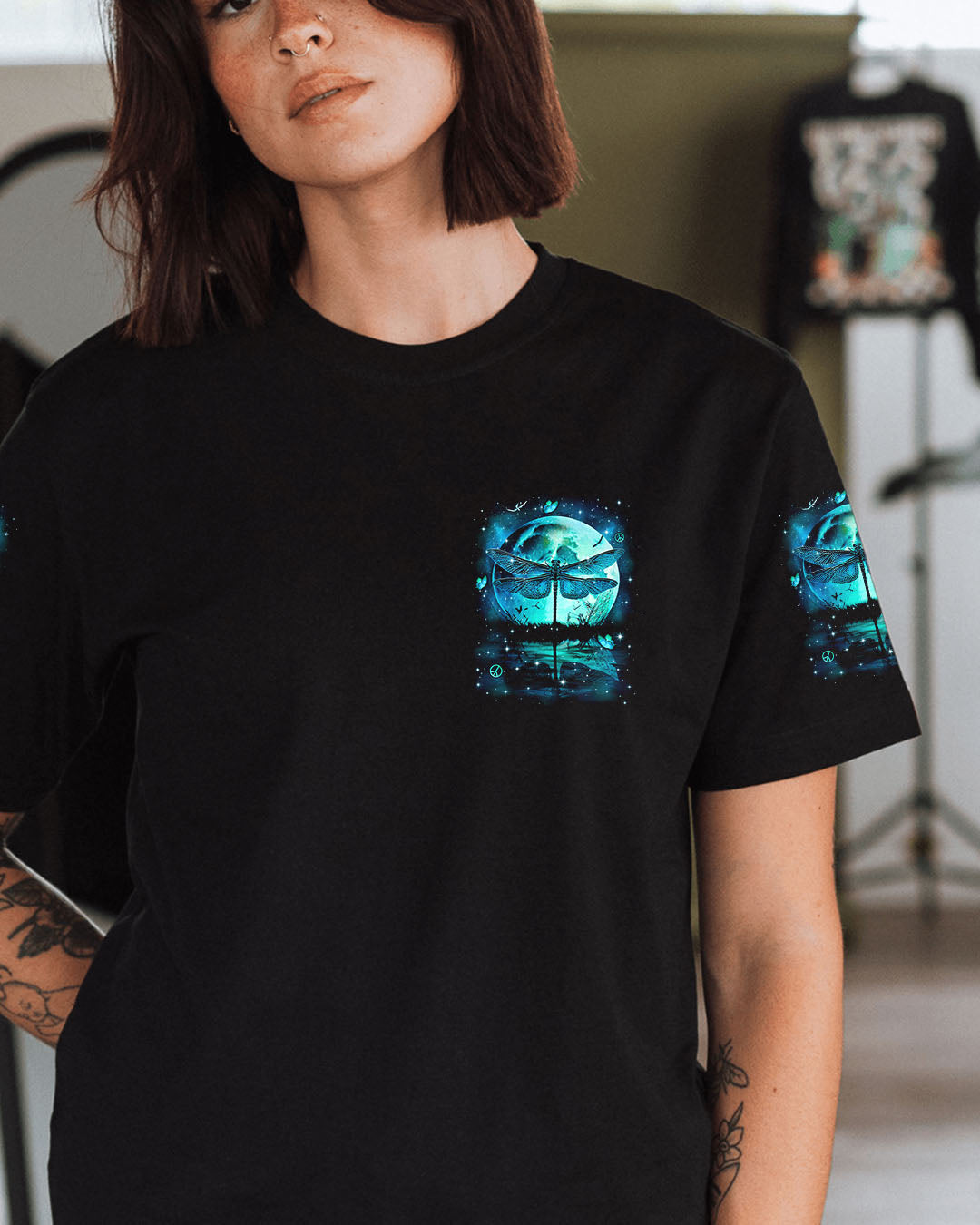 HELLO DARKNESS MY OLD FRIEND DRAGONFLY ALL OVER PRINT - YHLN2811251