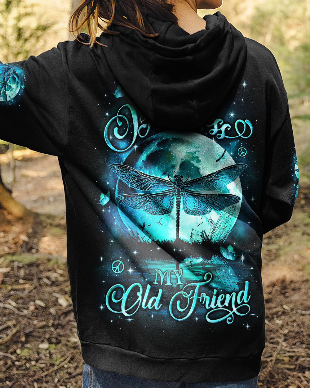HELLO DARKNESS MY OLD FRIEND DRAGONFLY ALL OVER PRINT - YHLN2811251