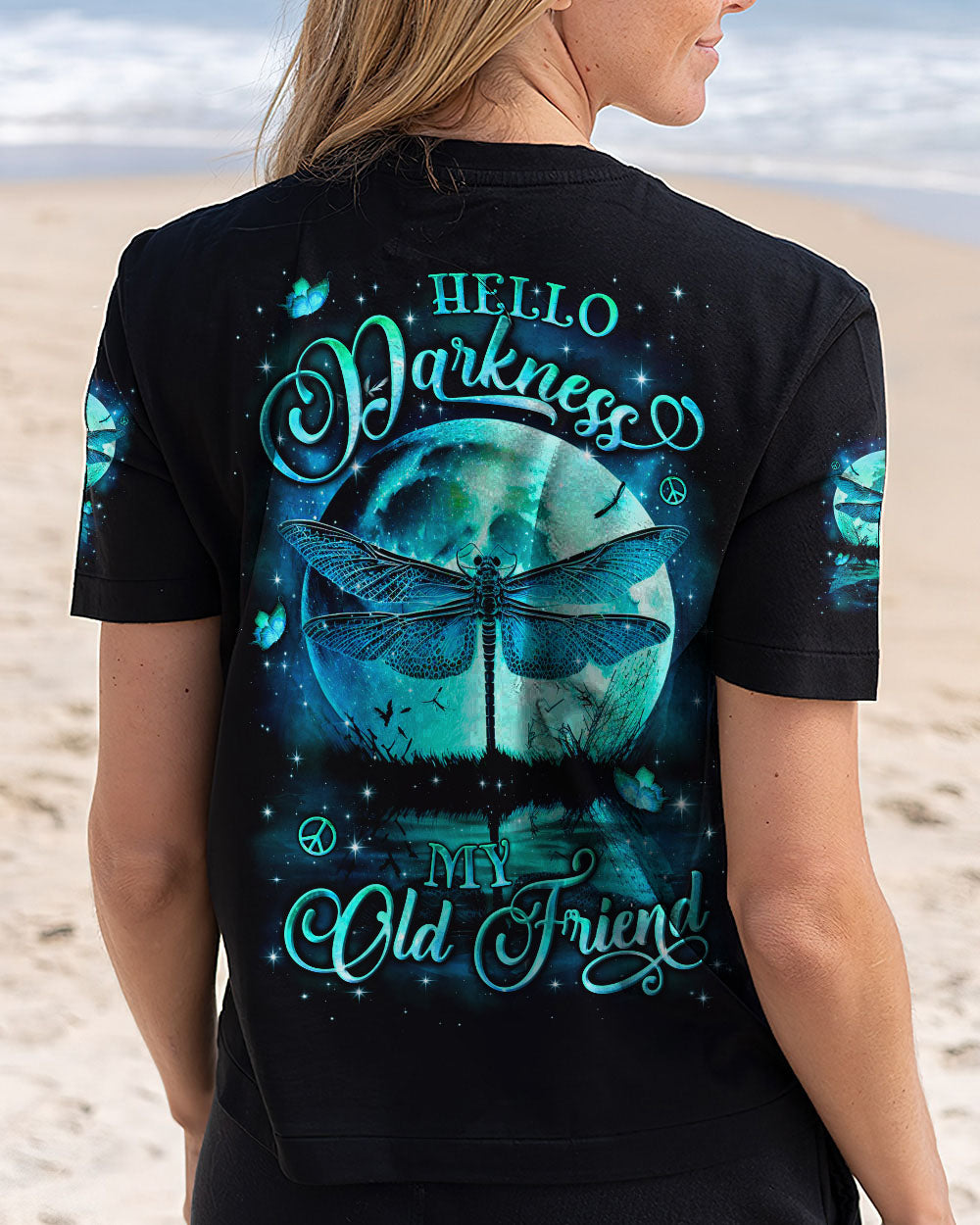 HELLO DARKNESS MY OLD FRIEND DRAGONFLY ALL OVER PRINT - YHLN2811251