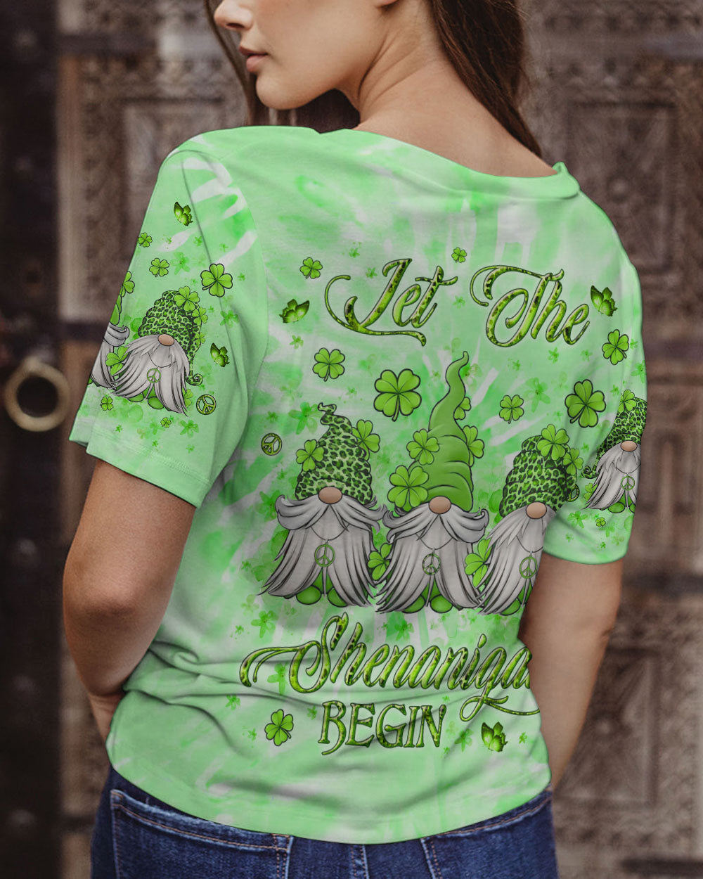 LET THE SHENANIGANS BEGIN GNOMES ST PATRICK'S DAY ALL OVER PRINT - YHLN2901242
