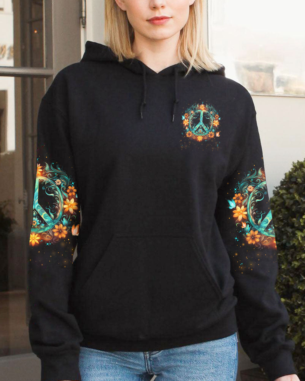 OLD HIPPIES DON'T DIE HIPPIE GRANDMA ALL OVER PRINT - YHLN2908234