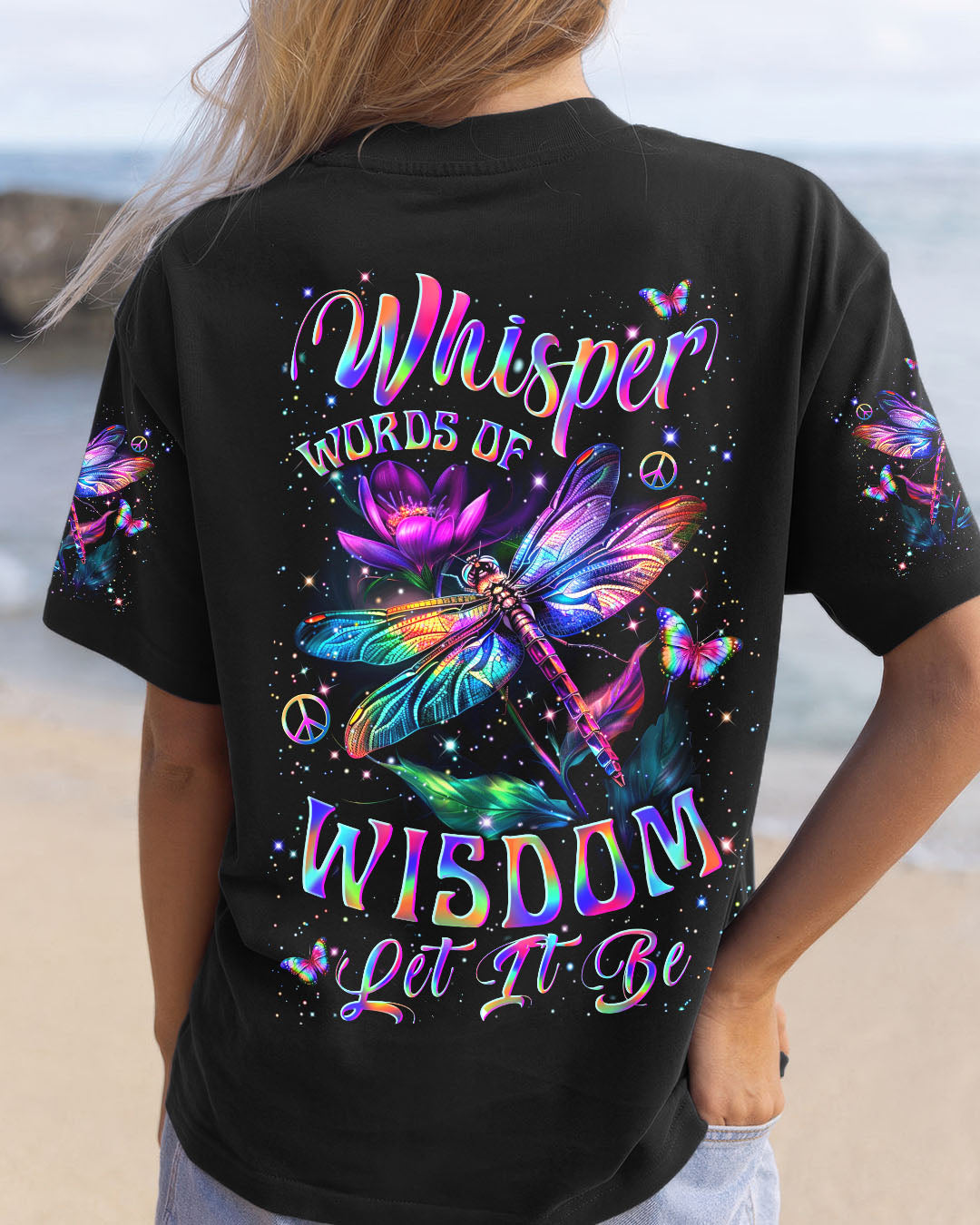 WHISPER WORDS OF WISDOM LET IT BE DRAGONFLY ALL OVER PRINT - YHLN2908253