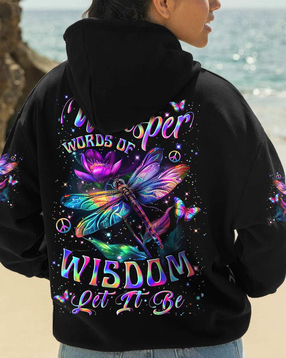 WHISPER WORDS OF WISDOM LET IT BE DRAGONFLY ALL OVER PRINT - YHLN2908253