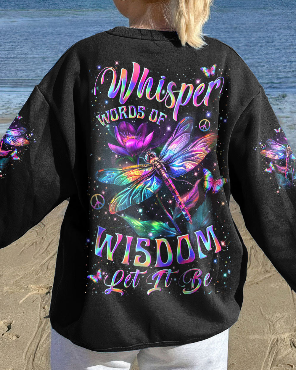 WHISPER WORDS OF WISDOM LET IT BE DRAGONFLY ALL OVER PRINT - YHLN2908253
