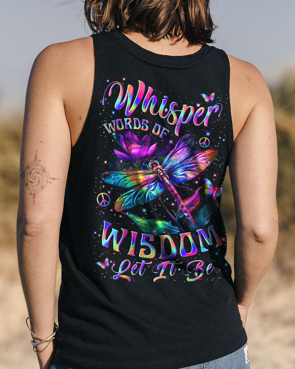 WHISPER WORDS OF WISDOM LET IT BE DRAGONFLY ALL OVER PRINT - YHLN2908253
