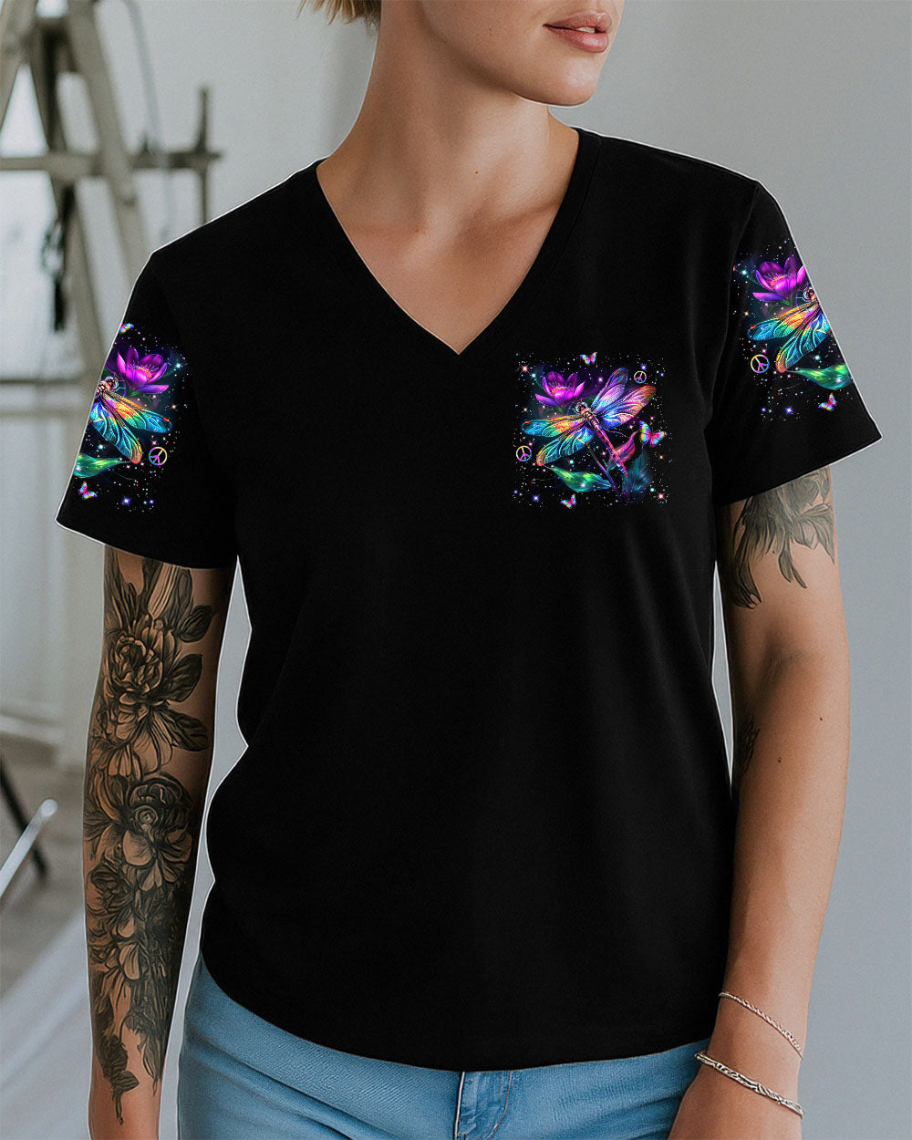 WHISPER WORDS OF WISDOM LET IT BE DRAGONFLY ALL OVER PRINT - YHLN2908253