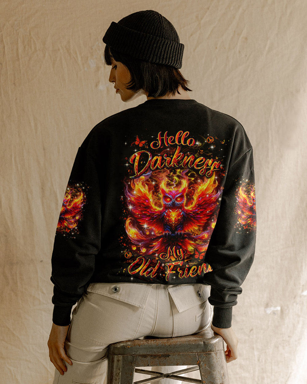 HELLO DARKNESS MY OLD FRIEND OWL ALL OVER PRINT - YHLN2909253
