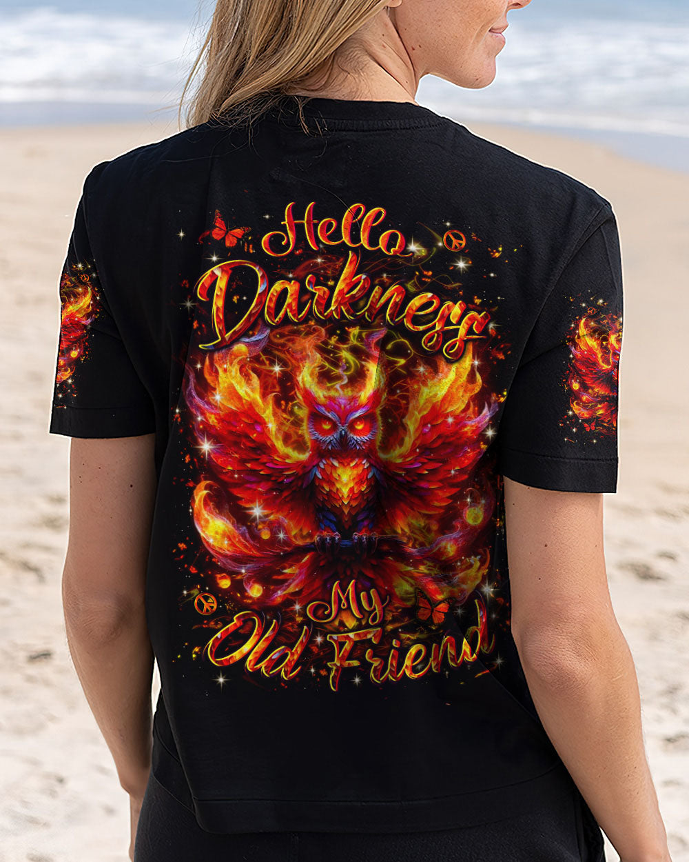 HELLO DARKNESS MY OLD FRIEND OWL ALL OVER PRINT - YHLN2909253