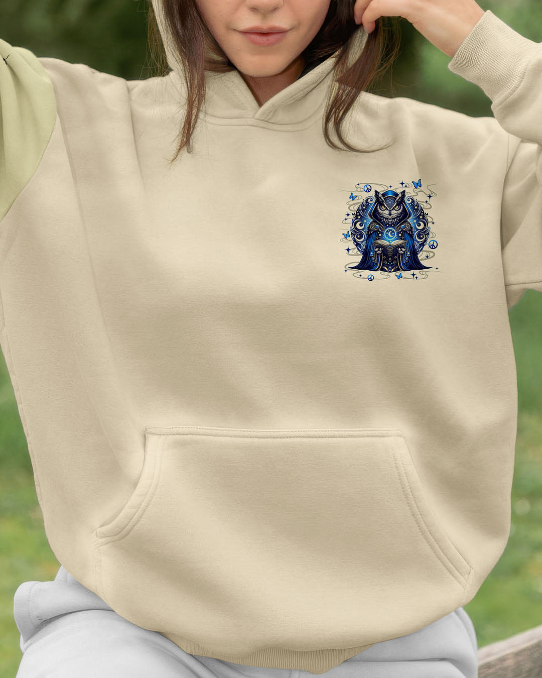 WHISPER WORDS OF WISDOM LET IT BE OWL ALL OVER PRINT - YHLN2910251