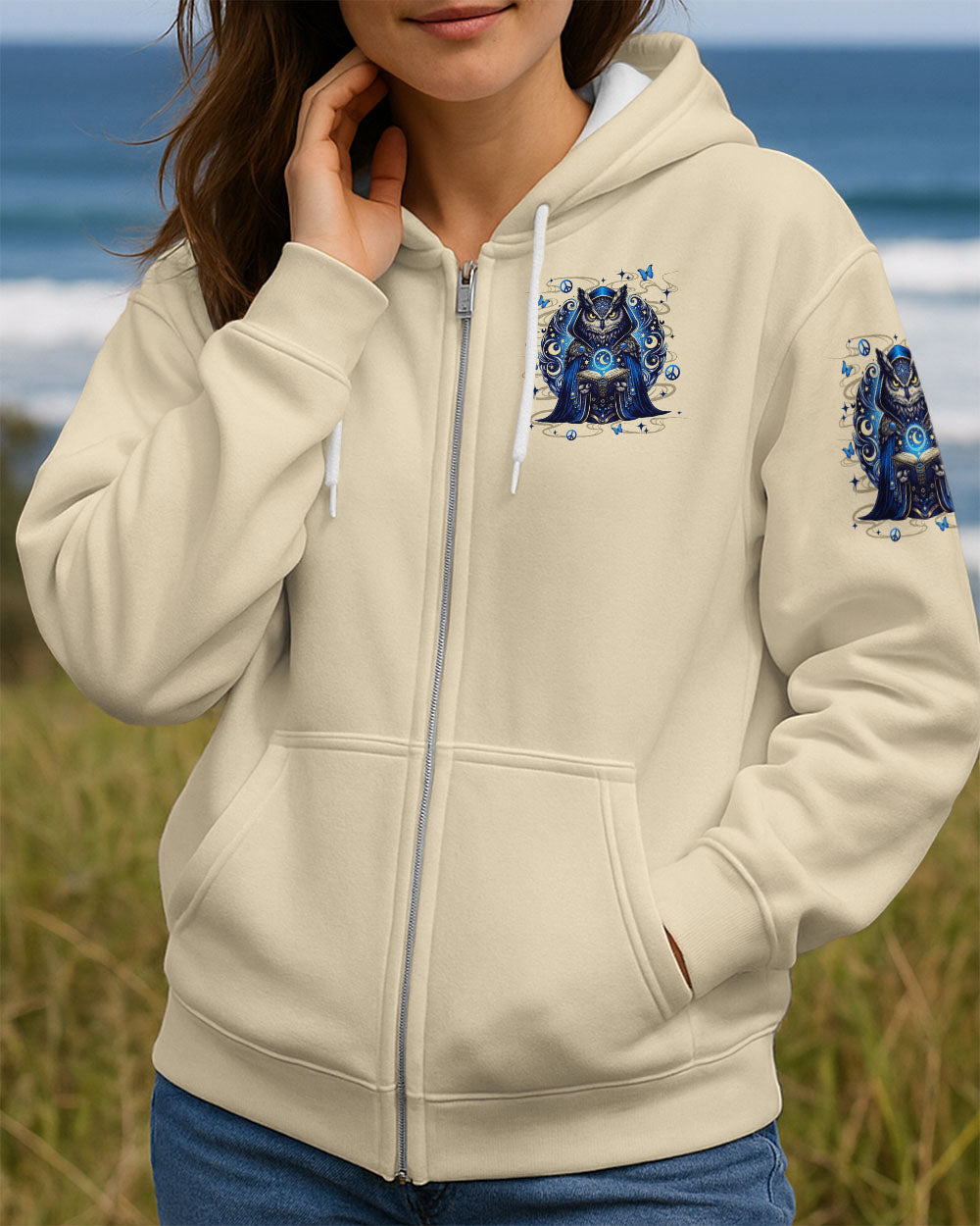WHISPER WORDS OF WISDOM LET IT BE OWL ALL OVER PRINT - YHLN2910251