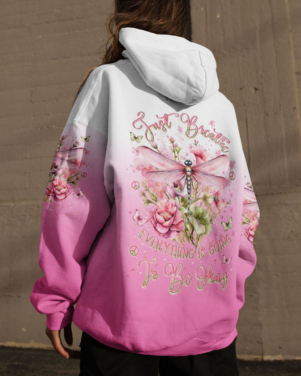 JUST BREATHE DRAGONFLY ALL OVER PRINT - YHLN2911232