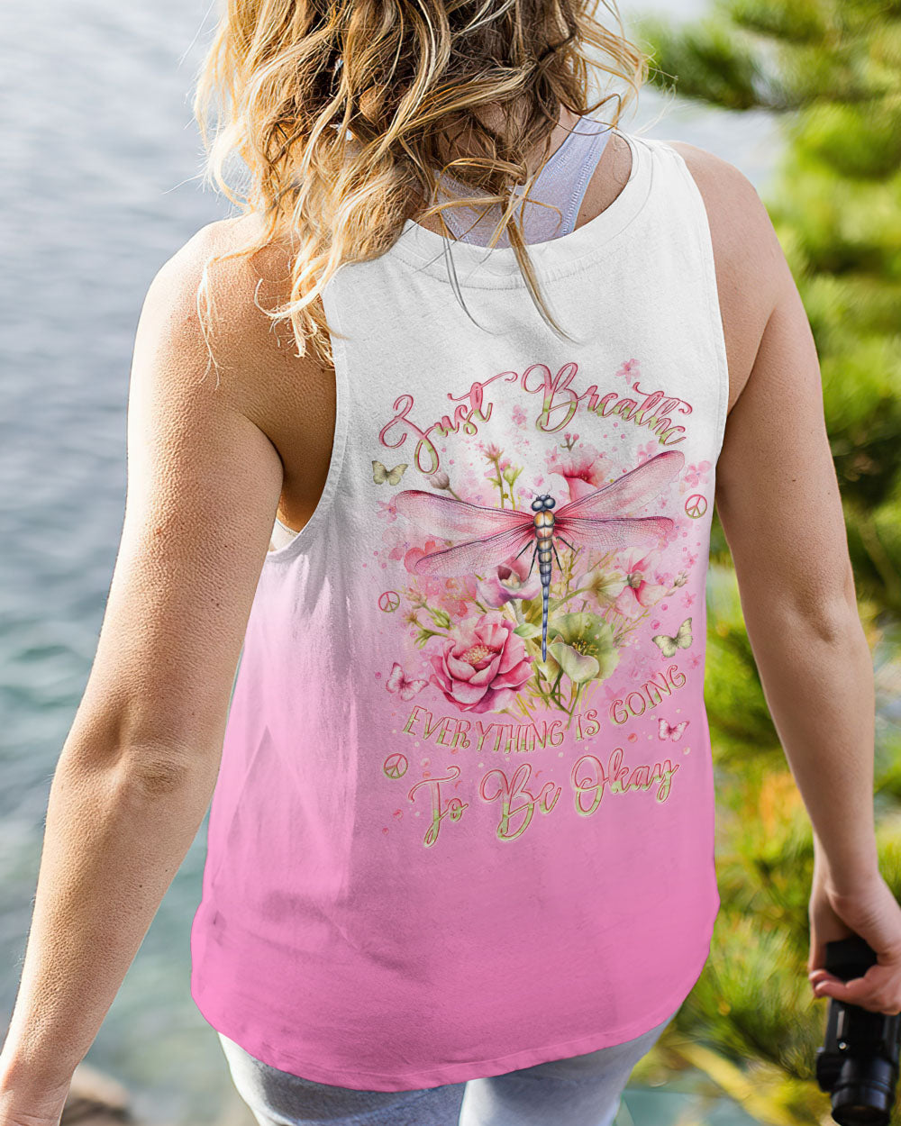 JUST BREATHE DRAGONFLY ALL OVER PRINT - YHLN2911232