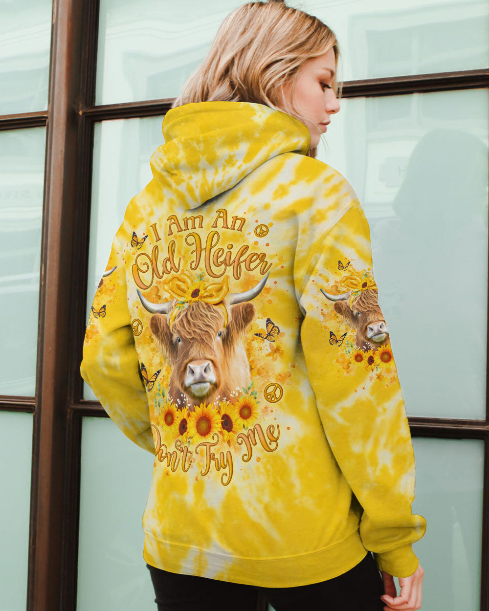 I'M AN OLD HEIFER DON'T TRY ME ALL OVER PRINT - YHLN3001242