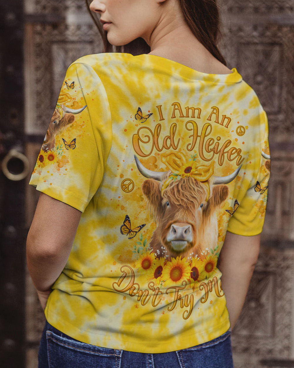 I'M AN OLD HEIFER DON'T TRY ME ALL OVER PRINT - YHLN3001242