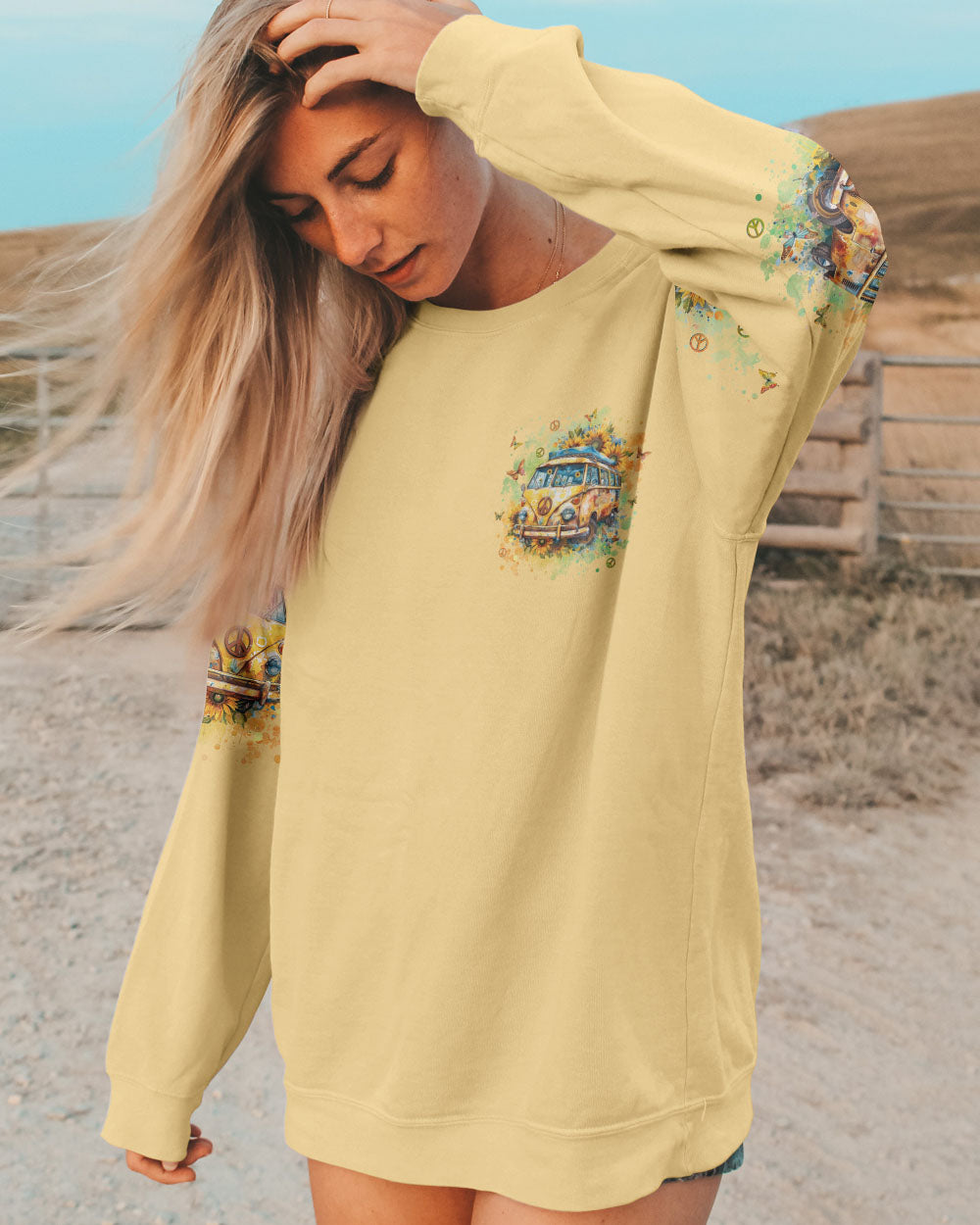 RUNNING AGAINST THE WIND ALL OVER PRINT - YHLN3005242