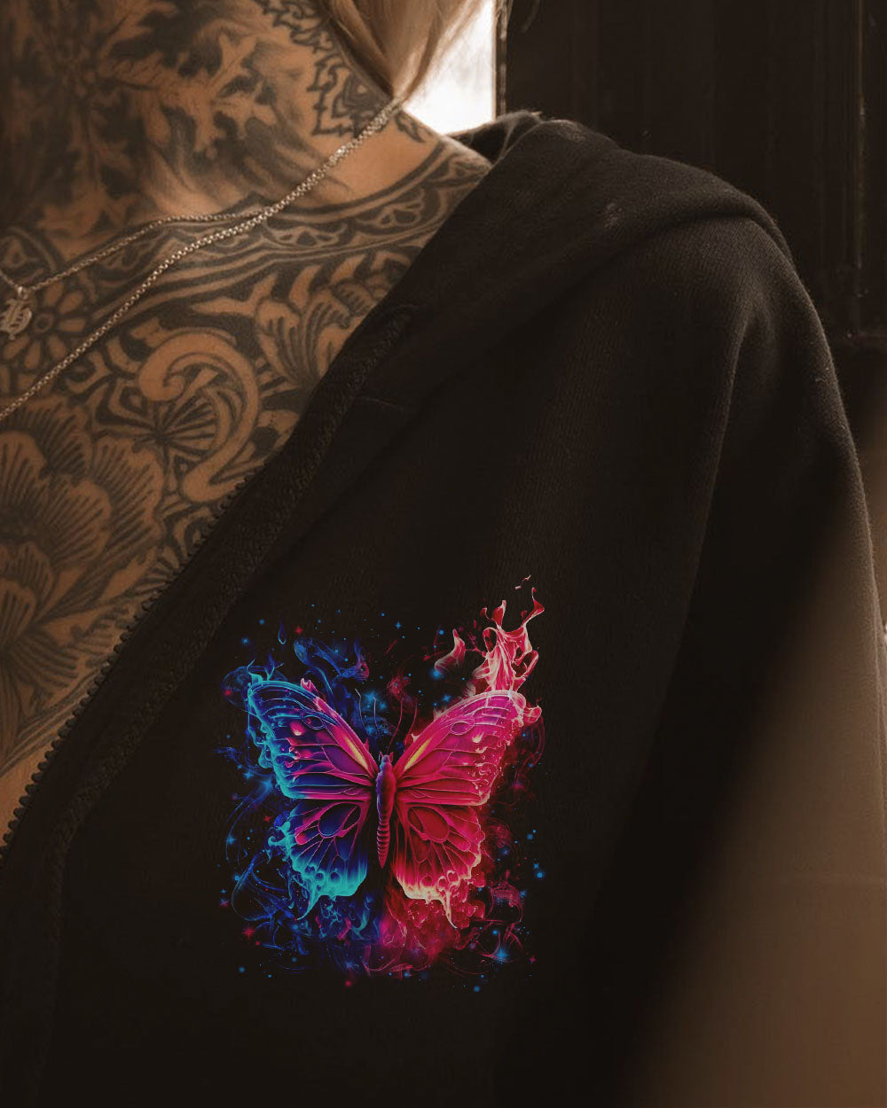 WHISPER WORDS OF WISDOM LET IT BE BUTTERFLY ALL OVER PRINT - YHLN3010243