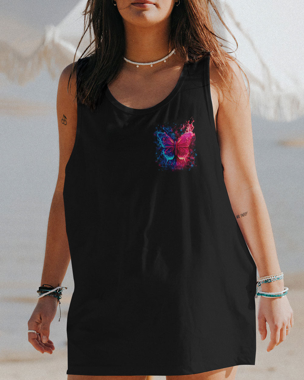 WHISPER WORDS OF WISDOM LET IT BE BUTTERFLY ALL OVER PRINT - YHLN3010243
