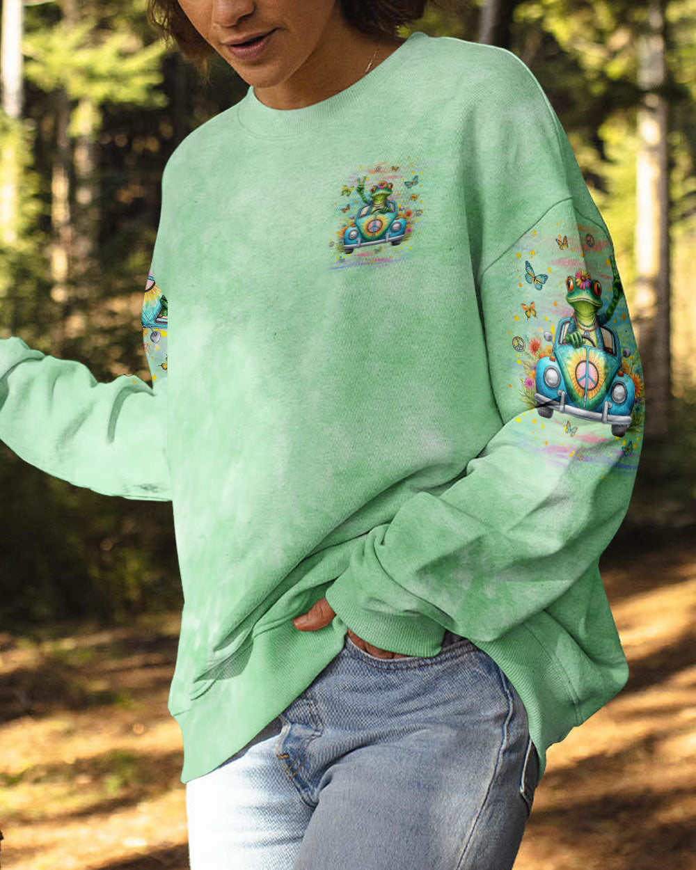BE YOURSELF FROG ALL OVER PRINT - YHLN3101242