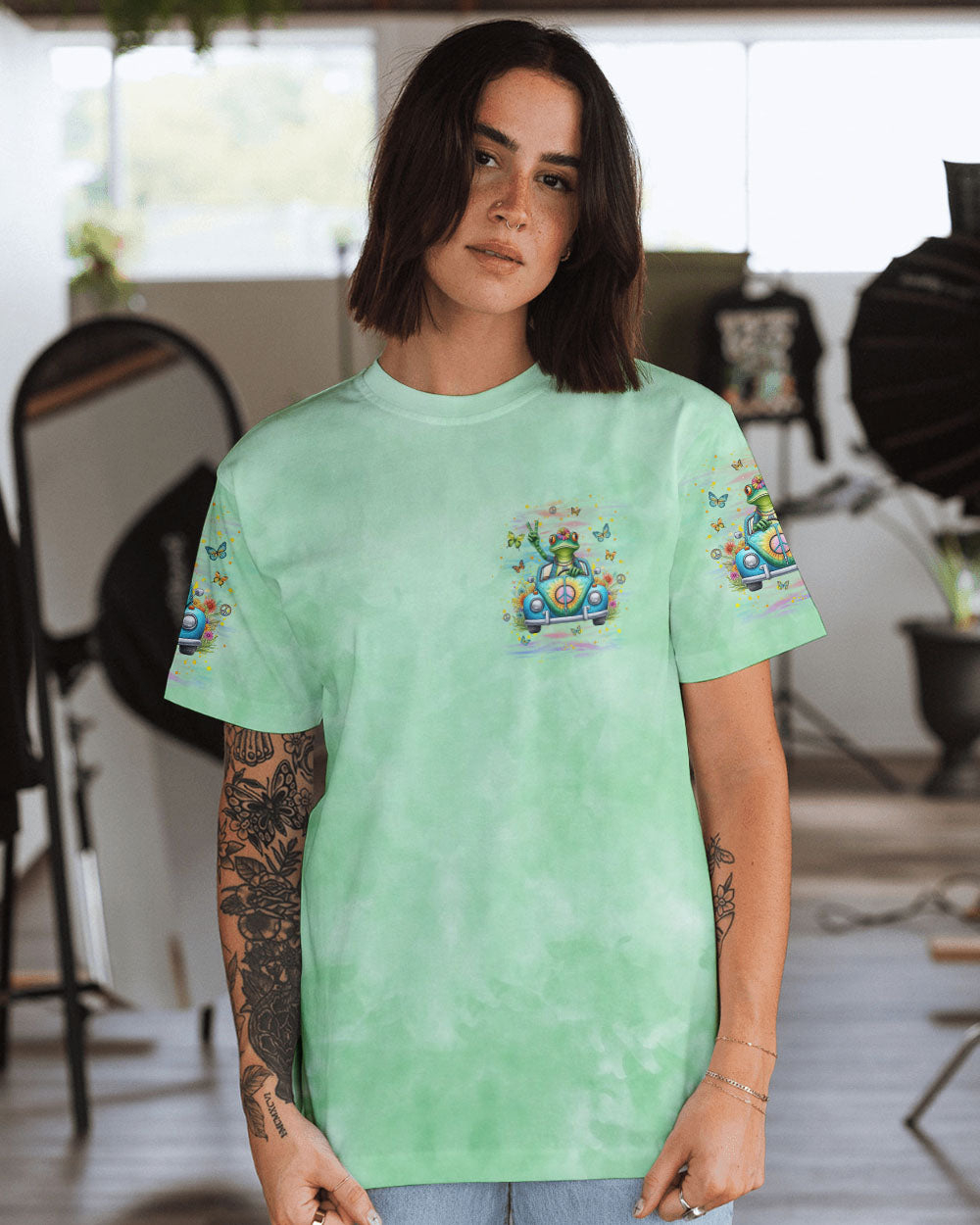 BE YOURSELF FROG ALL OVER PRINT - YHLN3101242