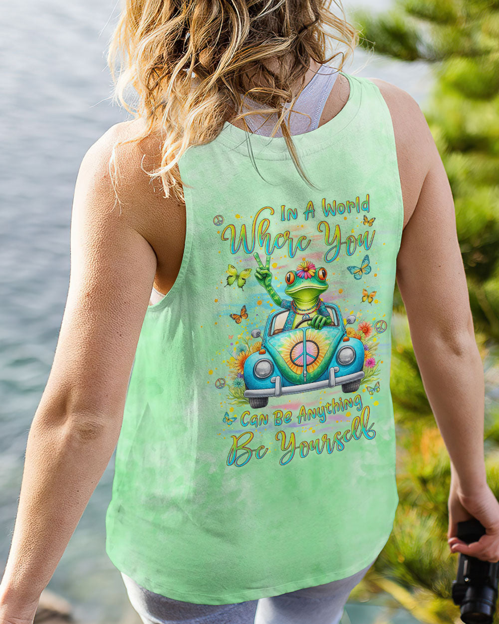 BE YOURSELF FROG ALL OVER PRINT - YHLN3101242