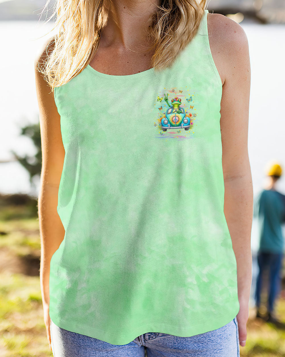 BE YOURSELF FROG ALL OVER PRINT - YHLN3101242