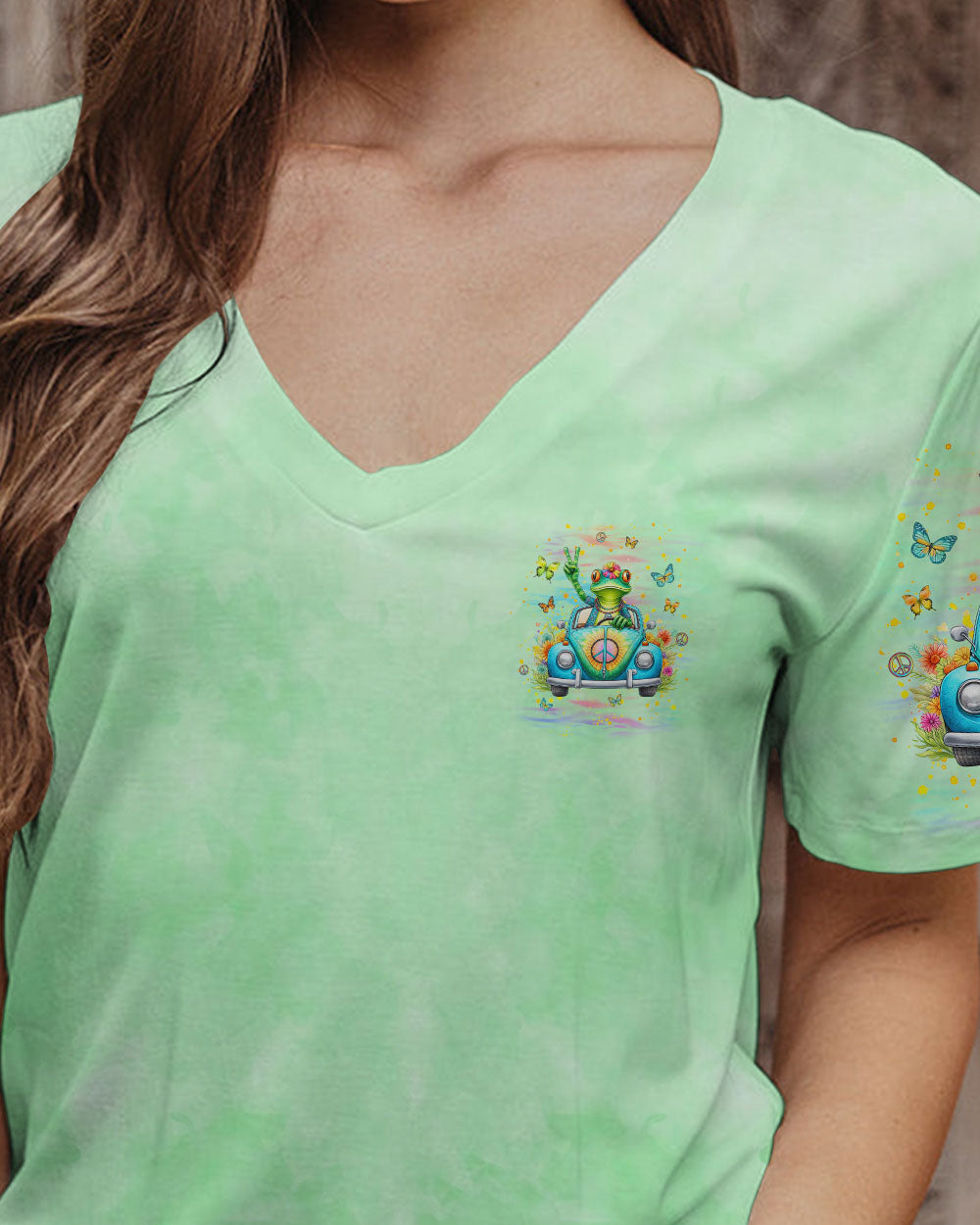 BE YOURSELF FROG ALL OVER PRINT - YHLN3101242