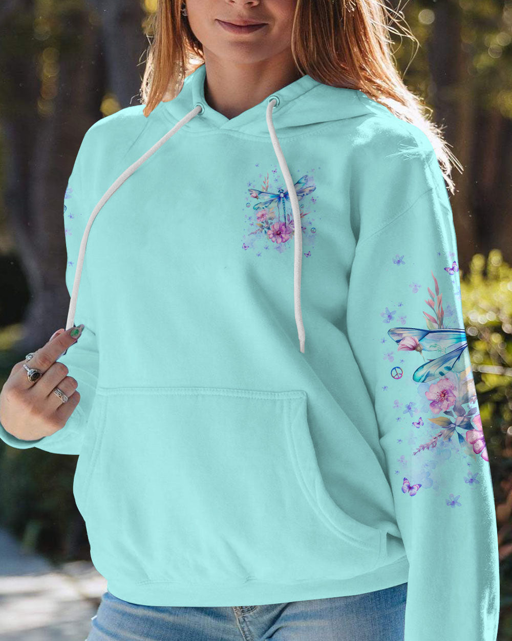 JUST BREATHE DRAGONFLY ALL OVER PRINT - YHLN3110234